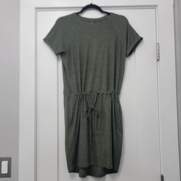 Kyodan Casual Athletic Traveler Ultra Soft Outdoor Eden Drawstring Dress Green - Picture 5 of 13